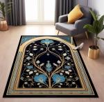 National Special Arabic Printed Worship Mat National Style Prayer Floor Carpet