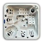 White Marble Color Air Jets Massage Hot Tubs Outdoor Indoor Bathtub