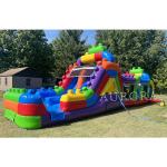 Giant Inflatable Water Slide For Adult Popular New Building Blocks Bounce House