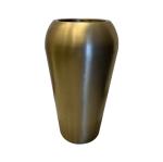 Indoor plant growing chrome steel flowers pots and planters