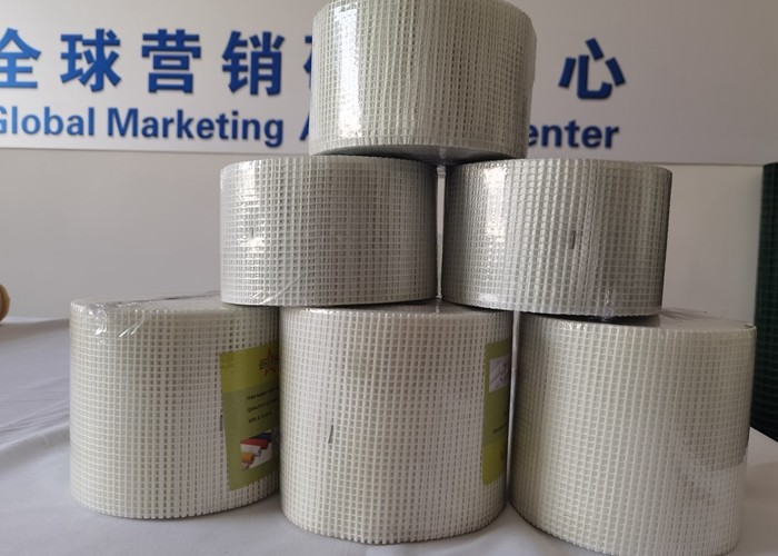 White 15cm Width 145g Concrete Wall Wire Mesh Fiberglass Netting Mesh