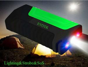 Quality Emergency Car Battery Jump Starter With Sos LED Light , Seatbelt Cutter , Safety Hammer wholesale