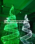 led spiral christmas tree
