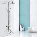 Stainless Steel Brushed Nickel Bath Shower Head Faucet