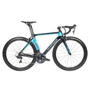 Quality R8000 Groupset Carbon Fiber Road Bike 22 Speed Holographic Frame Carbon Wheel wholesale