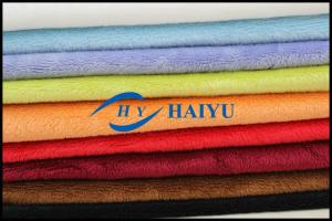 Quality minky fabric manufacturer cushions home textile plush velboa fabric wholesale