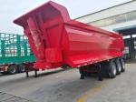 12R22.5 Tires 3 Axle Tipper Semi Trailer for Heavy Duty Cargo Transport