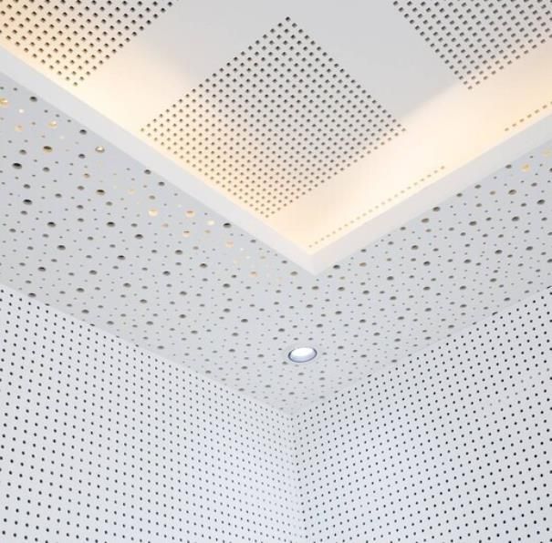 Mineral Wool Decorative Ceiling Panel / Board Tile with High Quality