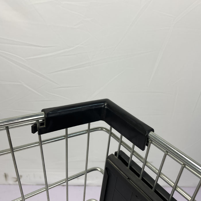 Customizable Logo Steel Shopping Cart 125L Supermarket Shopping Trolley Cart