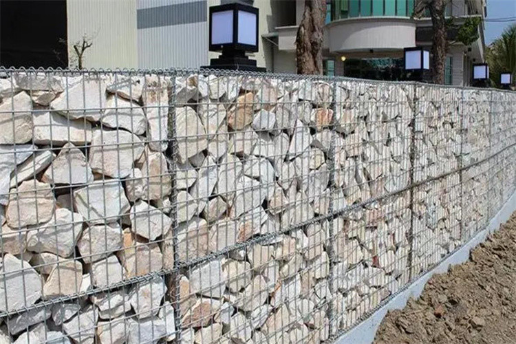 60x60 Galvanized Gabion Boxes Retaining Garden Cages For Stones