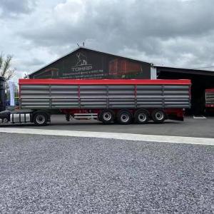 Quality Three Axle 50 Ton Van / Box / Side Wall Truck Semi Trailer For Cargo Transport wholesale
