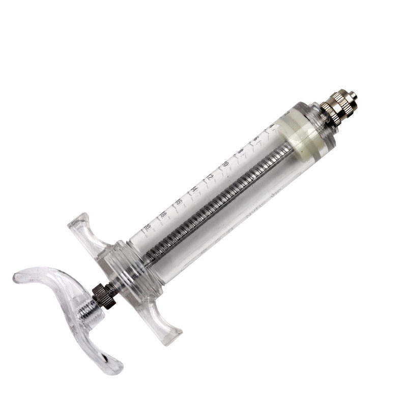 Vaccine Plastic Reusable Syringe 100ml Sheep Injection Gun Livestock