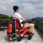Li-Ion Battery 100KG Classic Foldable Electric Wheelchair