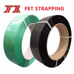 Quality Packing Automatic Green Polyester Plastic Pet Strapping Roll for Used Clothes Bales wholesale