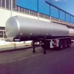 Fuwa Axle 13t Mechanical Suspension Fuel Trailers For Tanzania