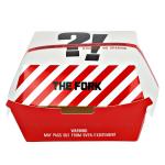 Biodegradable Paperboard Food Packaging Hamburger Patty Box Custom