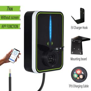 Quality 3.6KW / 7KW / 11KW / 22KW Home Ev Wallbox Charger With APP For Electric Car wholesale