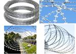 500mm Coil Diameter BTO-22 Galvanized Razor concertina Wire