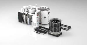 Quality 65KW Clocks Mobile Phone Glass Coating Equipment PVD Coating Machine wholesale