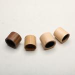 Personal care bamboo Amber Oil Dropper Glass Bottle