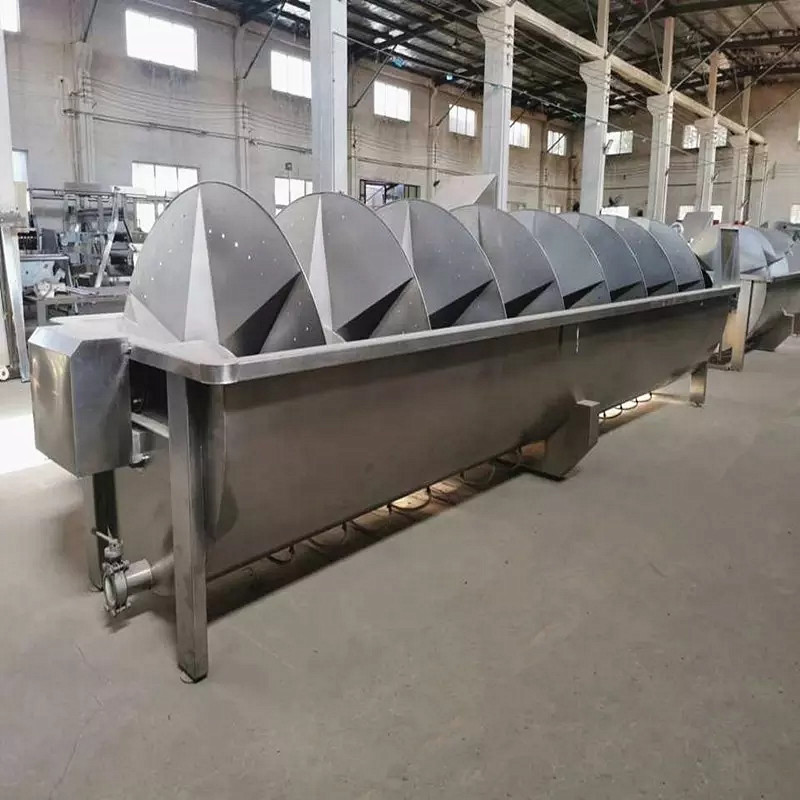 Poultry Slaughterhouse Equipment Spiral Chicken Chiller Machine 380V