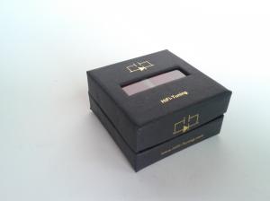Quality Luxury Black Rigid Gift Packaging Boxes, Foil Stamping Paper Packaging Boxes For Promotion wholesale