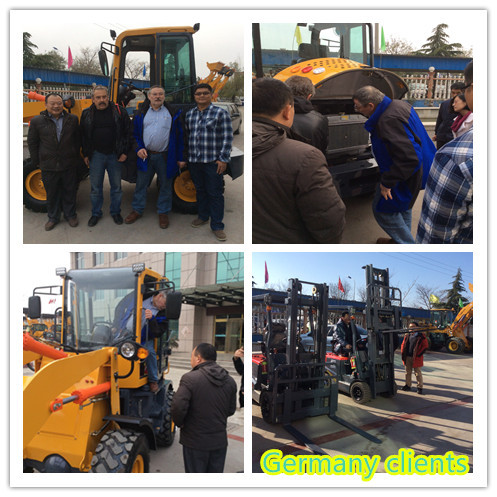 1.0 ton well made mini loader with single cylinder diesel engine used for construction