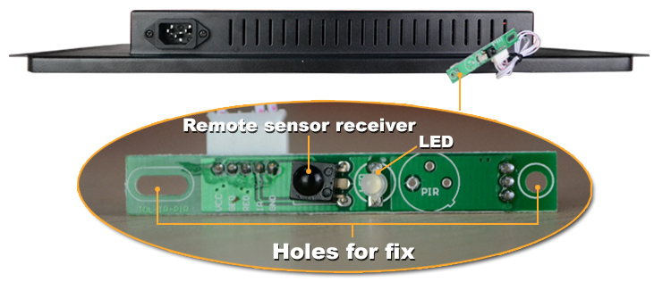 Customizable 7 Inch Open Frame Monitor 1280*720P With Low Power Consumption