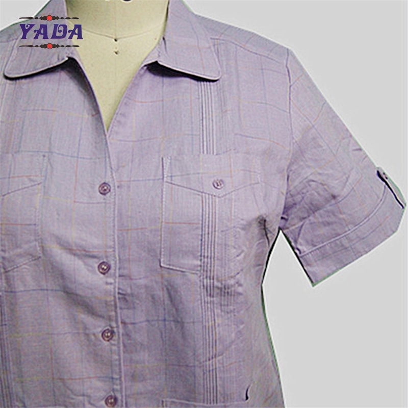 Casual purple short sleeve blouse supplier casual dresses cheap elegant women dress women's clothing manufacturer for sale