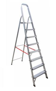 Quality Foldable Aluminum Step Ladder Easily Carried 8 Steps Space Saving wholesale