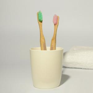 Quality Reusable Vegan Bamboo Charcoal Toothbrush Soft BPA Free Nylon Bristles wholesale