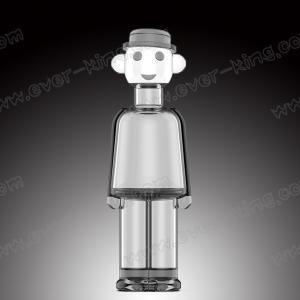 Quality Unparalleled People Shape Clear Glass Liquor Bottles 500ML wholesale