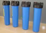 Plastic / PVC / PP Security Water Filter Housing For Water Treatment Purificatio