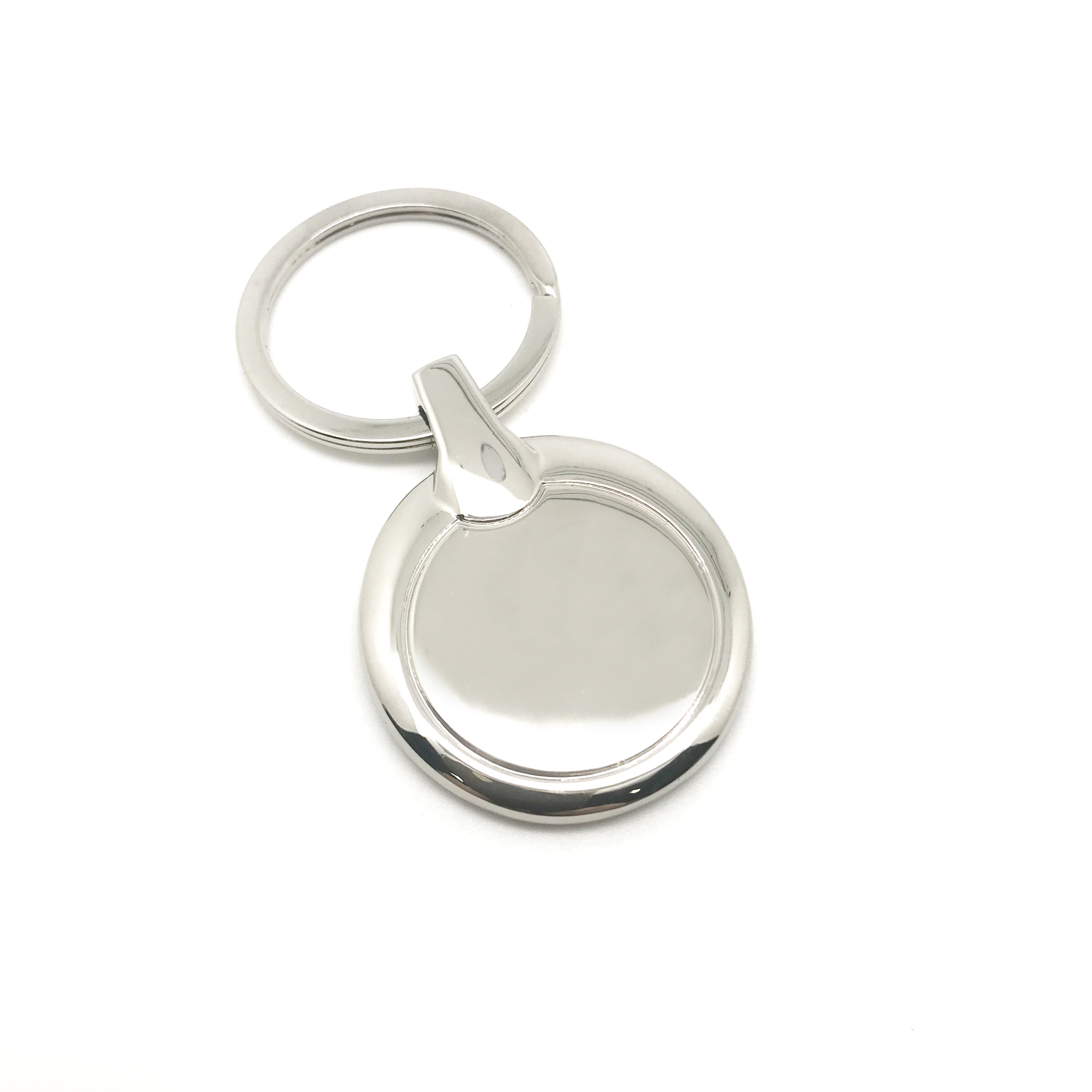 Siliver Metal Keychain Holder with OEM/ODM Available