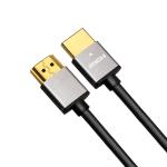 Aluminum Slim Ultra HDMI Cable 36AWG 1080P 60HZ Cotton Braided Connectors