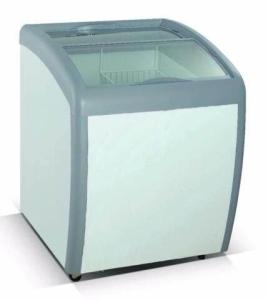 Quality Accurate Temperature Display Chest Freezer , Commercial Chest Freezer Glass Top wholesale