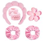 SPA Hair Band Facial makeup sponge headband set 6pcs