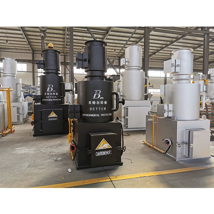 Video Outgoing Inspection Medical Waste Incinerator For Solid Waste Treatment