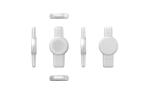 6mm Transmission White Portable Watch Wireless Charger 3 In 1 Samsung/Apple