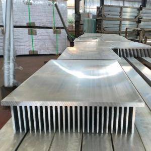 Quality 400mm Cusomized Extruded Aluminium Heatsink Profile Extra-Large Radiator wholesale
