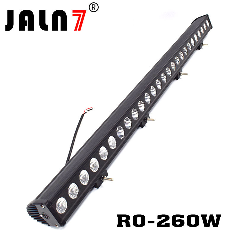 LED Light Bar JALN7 260W CREE Spot Flood Combo LED Driving Lamp Super Bright Off Road Lights LED Work Light Boat Jeep