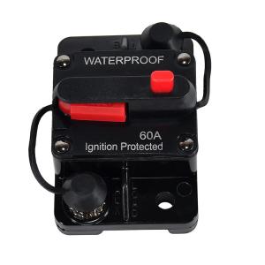 60 Amp Circuit Breaker 48V Manual Reset Single Pole On Off Switch For Truck
