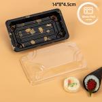 Custom Logo Restaurant Food Grade Disposable Sushi Trays For Fresh And Stylish