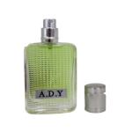 empty bottle of imported perfume recycled glass bottles black blue red pink
