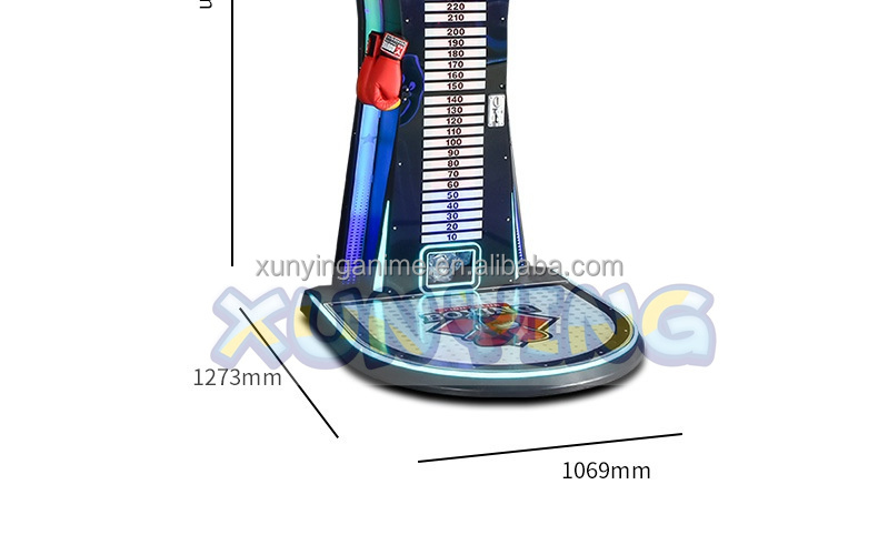 Spider Box Meter Punching Arcade Game Metal Plastic Material