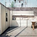 Italian Kitchen Furniture Design Solid Wooden Kitchen Cabinets with Melamine
