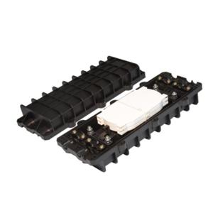 Quality 24 Single Fiber Optical Fiber Splice Closure 420*150*110mm Outer Metal Component wholesale