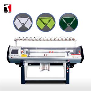 Quality 6 Yarn Feeder Collar Flat Knitting Machine 52 Inch With 6 Nozzles wholesale