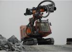 High Speed Crawler Drilling Rig / Powerful Small Rock Drilling Equipment