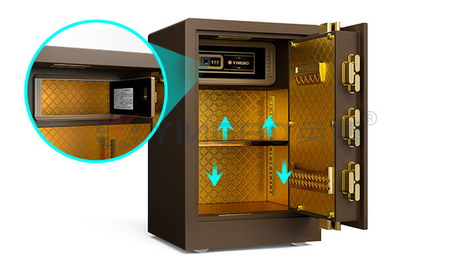 Solid Steel Home Safe Box digital fingerprint lock H600mm